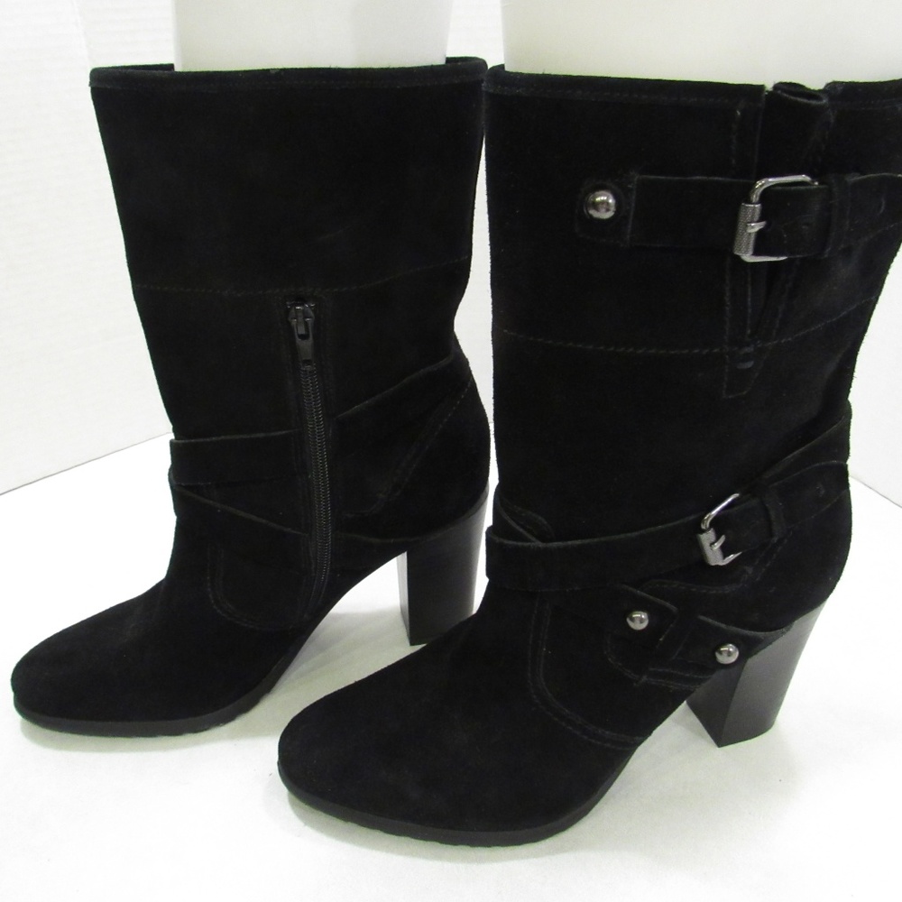 Crown Vintage Hadley Black Suede Boots - Picture 4 of 8